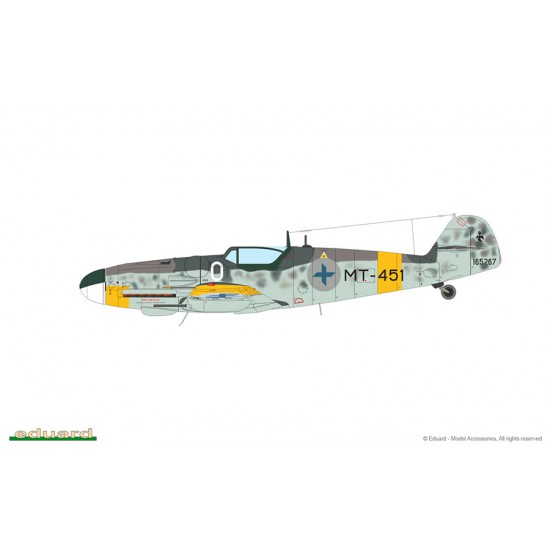 1/72 GUSTAV pt. 2 - German Messerschmitt Bf 109 G-6 Late & G-14 (DUAL COMBO) 1/72 GUSTAV pt. 2 - German Messerschmitt Bf 109 G-6 Late & G-14 (DUAL COMBO)