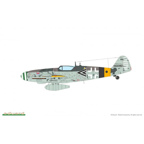 1/72 GUSTAV pt. 2 - German Messerschmitt Bf 109 G-6 Late & G-14 (DUAL COMBO) 1/72 GUSTAV pt. 2 - German Messerschmitt Bf 109 G-6 Late & G-14 (DUAL COMBO)
