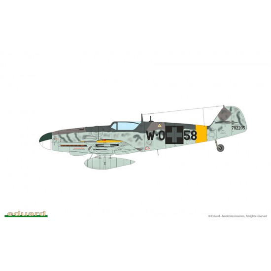 1/72 GUSTAV pt. 2 - German Messerschmitt Bf 109 G-6 Late & G-14 (DUAL COMBO) 1/72 GUSTAV pt. 2 - German Messerschmitt Bf 109 G-6 Late & G-14 (DUAL COMBO)