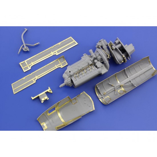 1/32 North-American P-51D Mustang Engine Detail-up Set for Tamiya kit 1/32 North-American P-51D Mustang Engine Detail-up Set for Tamiya kit