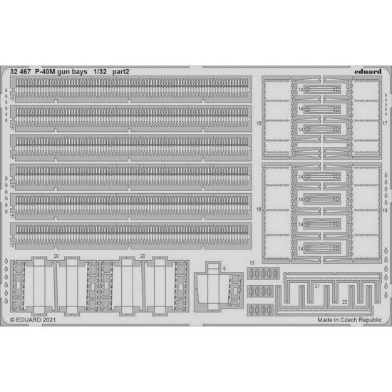1/32 Curtiss P-40M Warhawk Gun Bays Detail Set for Trumpeter kits 1/32 Curtiss P-40M Warhawk Gun Bays Detail Set for Trumpeter kits