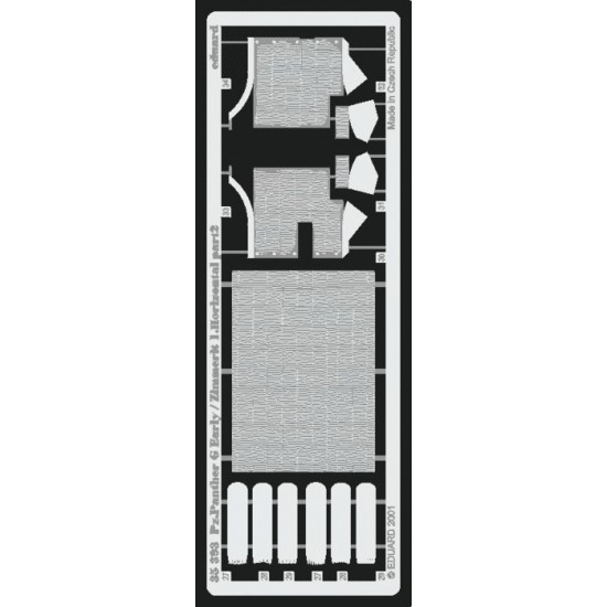 Photo-etched Zimmerit for 1/35 Panther Ausf.G Early Horizontal for Tamiya Photo-etched Zimmerit for 1/35 Panther Ausf.G Early Horizontal for Tamiya
