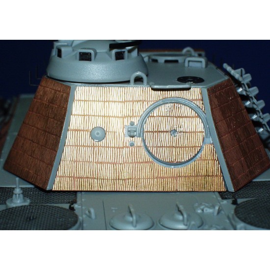 Photo-etched Zimmerit for 1/35 Panther Ausf.A early for Dragon kit