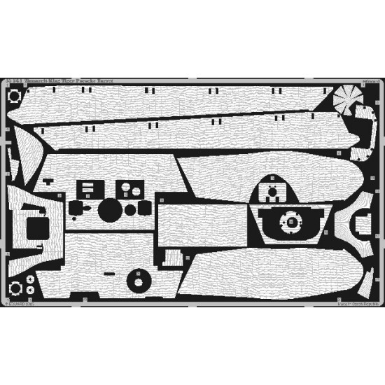 Photo-etched Zimmerit for 1/35 King Tiger Porsche turret for Tamiya kit