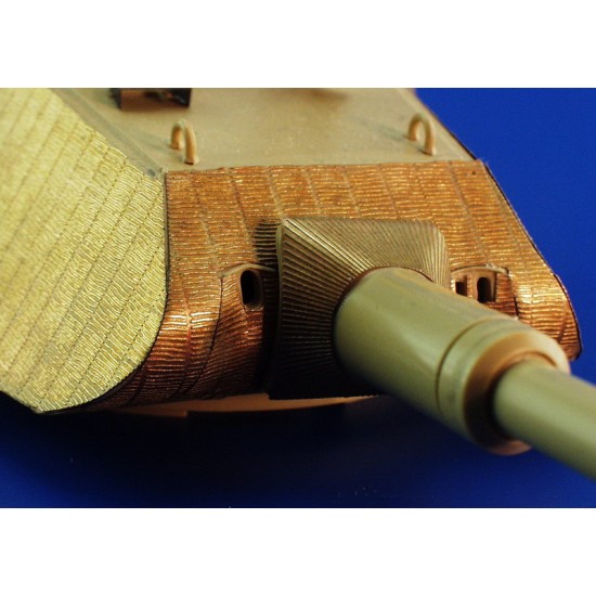 Photo-etched Zimmerit for 1/35 King Tiger Porsche turret for Tamiya kit