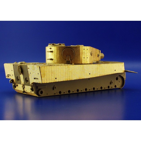 Photo-etched Zimmerit for 1/35 Tiger I Mid. Production for Tamiya kit