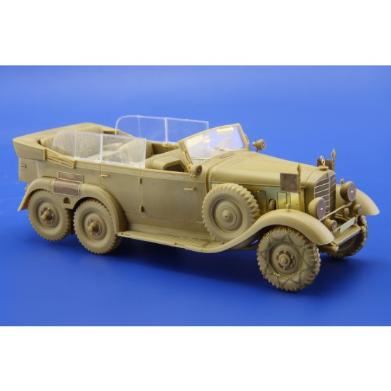 1/35 DB G-4 Staff Car Tyre Chains Detail Set for ICM kit (2 Photo-Etched Sheets) 1/35 DB G-4 Staff Car Tyre Chains Detail Set for ICM kit (2 Photo-Etched Sheets)