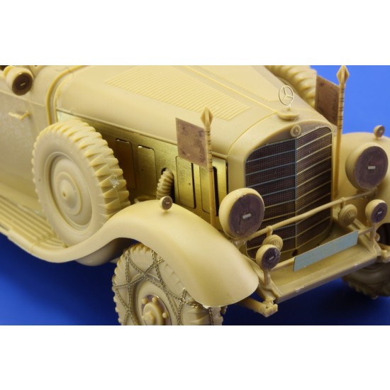 1/35 DB G-4 Staff Car Tyre Chains Detail Set for ICM kit (2 Photo-Etched Sheets) 1/35 DB G-4 Staff Car Tyre Chains Detail Set for ICM kit (2 Photo-Etched Sheets)