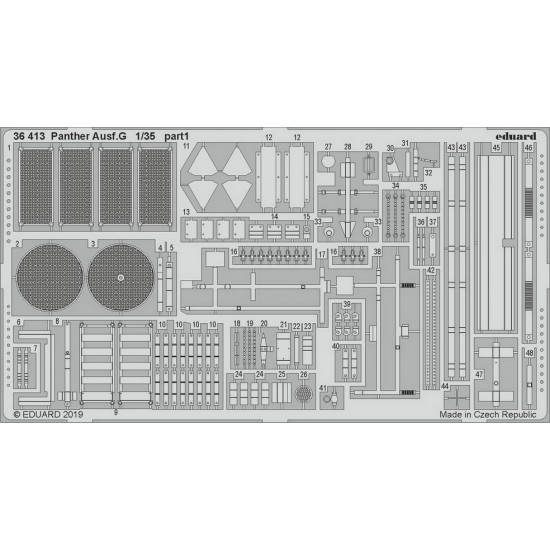1/35 Panther Ausf.G Detail Set for Academy kits 1/35 Panther Ausf.G Detail Set for Academy kits