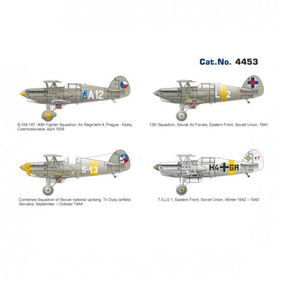 1/144 Super44 - Czechoslovak Fighter Aircraft Avia B.534 IV. Serie 1/144 Super44 - Czechoslovak Fighter Aircraft Avia B.534 IV. Serie