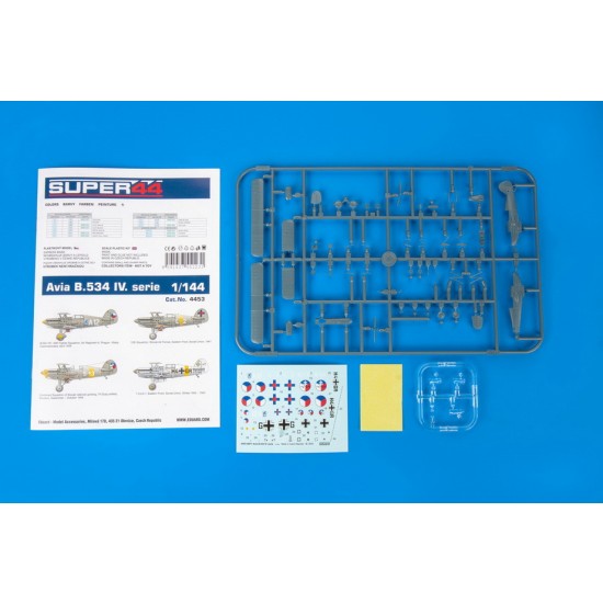1/144 Super44 - Czechoslovak Fighter Aircraft Avia B.534 IV. Serie 1/144 Super44 - Czechoslovak Fighter Aircraft Avia B.534 IV. Serie