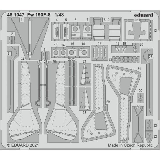 1/48 Focke-Wulf Fw 190F-8 Wurger Detail Set for Eduard kits 1/48 Focke-Wulf Fw 190F-8 Wurger Detail Set for Eduard kits