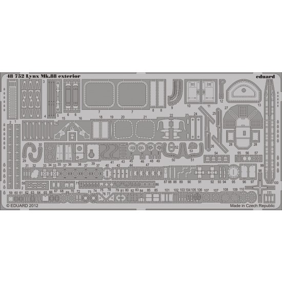 1/48 Westland Lynx Mk.88 Exterior Detail-up Set for Airfix kit 1/48 Westland Lynx Mk.88 Exterior Detail-up Set for Airfix kit