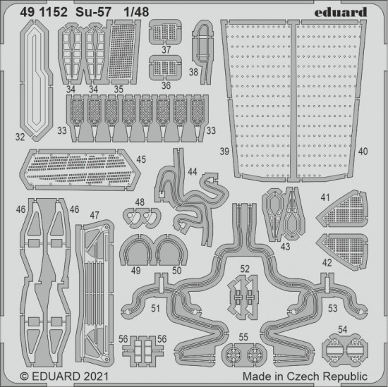 1/48 Sukhoi Su-57 Detail Set for Zvezda kits 1/48 Sukhoi Su-57 Detail Set for Zvezda kits