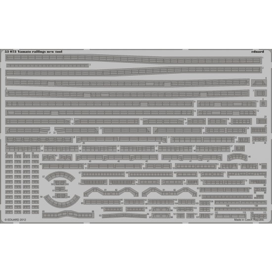1/350 Japanese Battleship Yamato Railings for Tamiya kit #78025 1/350 Japanese Battleship Yamato Railings for Tamiya kit #78025