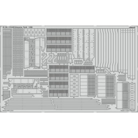 1/350 USS CVN-65 Enterprise pt.40 Detail Set (Photo-etched Sheets) for Tamiya kits 1/350 USS CVN-65 Enterprise pt.40 Detail Set (Photo-etched Sheets) for Tamiya kits