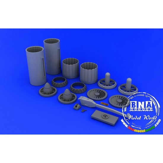 1/32 McDonnell Douglas F-4 Phantom II Exhaust Nozzles USN Late for Tamiya kit 1/32 McDonnell Douglas F-4 Phantom II Exhaust Nozzles USN Late for Tamiya kit