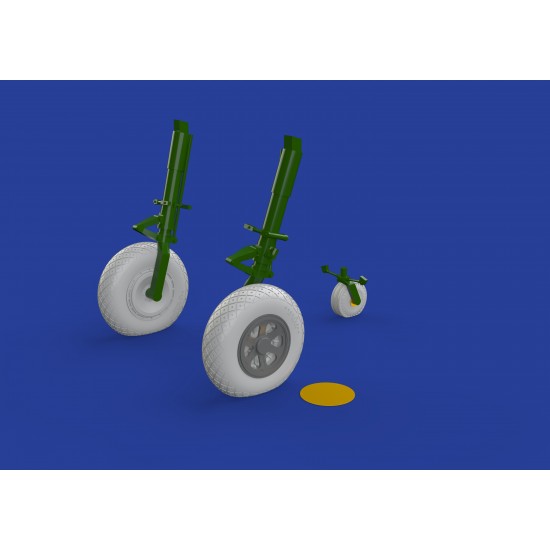 1/32 Republic P-47D Thunderbolt Wheels Set for Hasegawa kit 1/32 Republic P-47D Thunderbolt Wheels Set for Hasegawa kit
