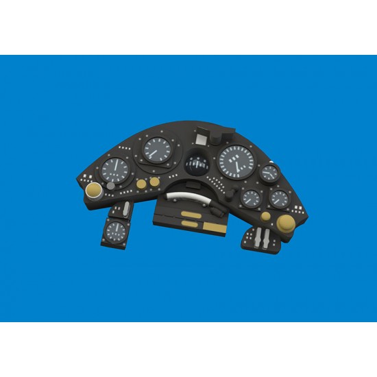 1/48 Bristol Bulldog Mk.II Dashboard, Seatbelts for Airfix kits 1/48 Bristol Bulldog Mk.II Dashboard, Seatbelts for Airfix kits
