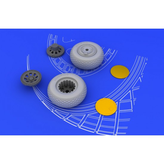 1/48 Lockheed PV-1 Ventura Wheels for Revell kit 1/48 Lockheed PV-1 Ventura Wheels for Revell kit