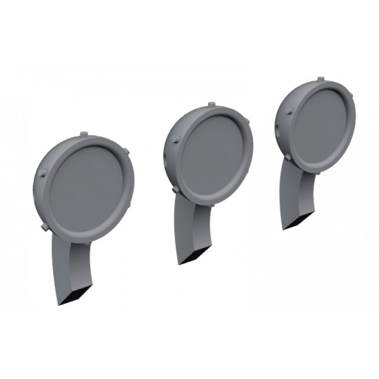 1/48 P-51D Rear View Mirrors Brassin Set for Airfix 1/48 P-51D Rear View Mirrors Brassin Set for Airfix