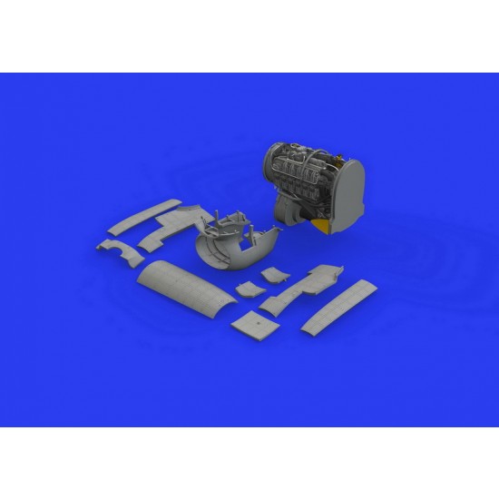 1/48 Hawker Tempest Mk.V Engine Brassin Set for Eduard kits 1/48 Hawker Tempest Mk.V Engine Brassin Set for Eduard kits