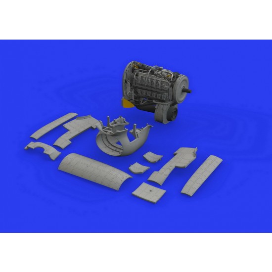 1/48 Hawker Tempest Mk.V Engine Brassin Set for Eduard kits 1/48 Hawker Tempest Mk.V Engine Brassin Set for Eduard kits
