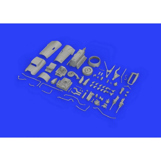 1/48 Messerschmitt Bf 109G-10 Engine Brassin Set for Eduard kits 1/48 Messerschmitt Bf 109G-10 Engine Brassin Set for Eduard kits