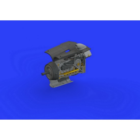 1/48 Messerschmitt Bf 109G-10 Engine Brassin Set for Eduard kits 1/48 Messerschmitt Bf 109G-10 Engine Brassin Set for Eduard kits