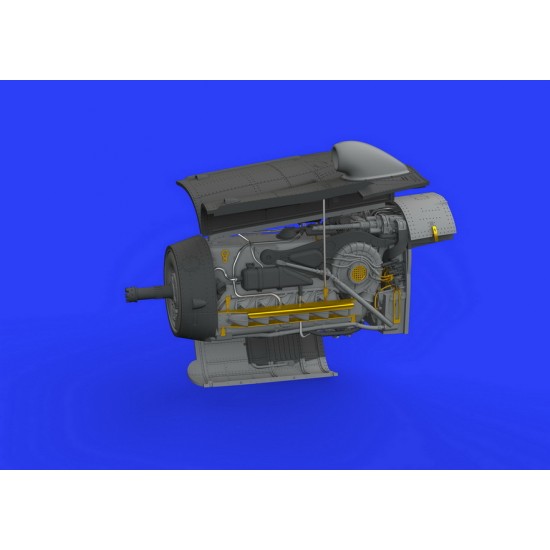 1/48 Messerschmitt Bf 109G-10 Engine Brassin Set for Eduard kits 1/48 Messerschmitt Bf 109G-10 Engine Brassin Set for Eduard kits