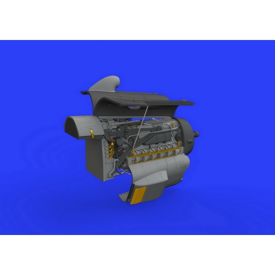 1/48 Messerschmitt Bf 109G-10 Engine Brassin Set for Eduard kits 1/48 Messerschmitt Bf 109G-10 Engine Brassin Set for Eduard kits