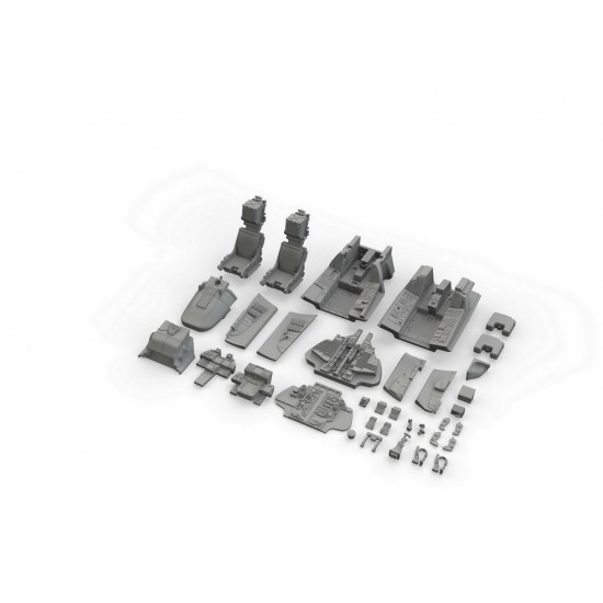 1/48 Grumman F-14D Tomcat Cockpit Brassin Set for Tamiya kits 1/48 Grumman F-14D Tomcat Cockpit Brassin Set for Tamiya kits