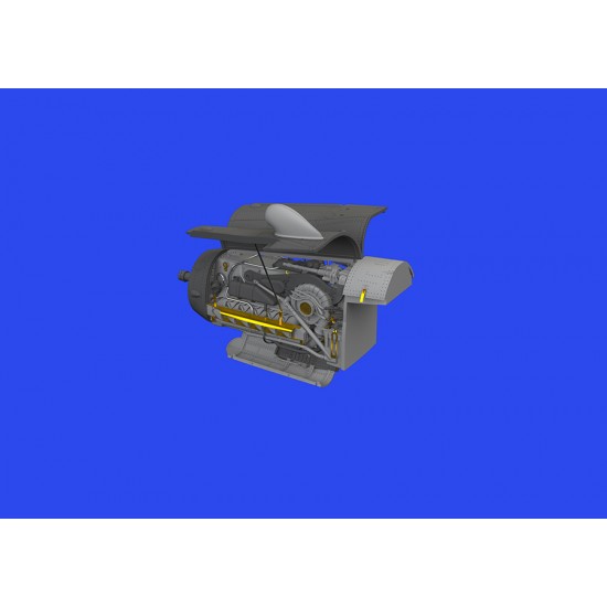 1/48 Messerschmitt Bf 109G-10/U4 Engine Detail Brassin Set for Eduard kits 1/48 Messerschmitt Bf 109G-10/U4 Engine Detail Brassin Set for Eduard kits