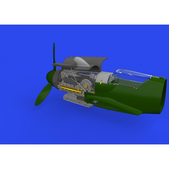 1/48 Messerschmitt Bf 109G-10/U4 Engine Detail Brassin Set for Eduard kits 1/48 Messerschmitt Bf 109G-10/U4 Engine Detail Brassin Set for Eduard kits