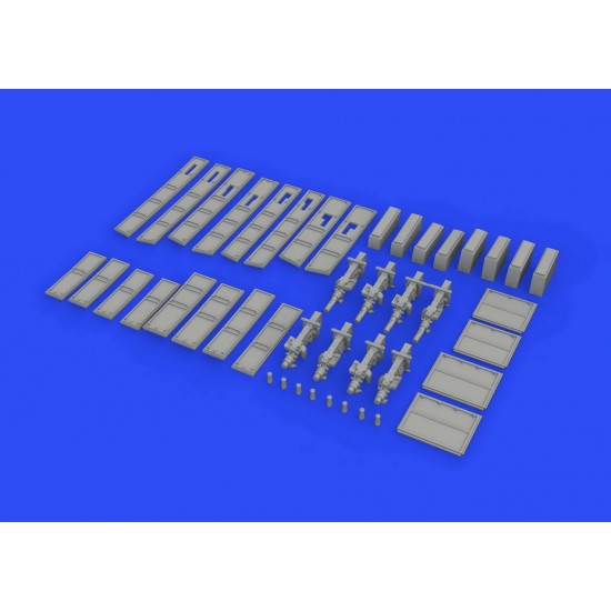1/48 Supermarine Spitfire Mk.I Gun Bays Detail Set for Eduard kits 1/48 Supermarine Spitfire Mk.I Gun Bays Detail Set for Eduard kits