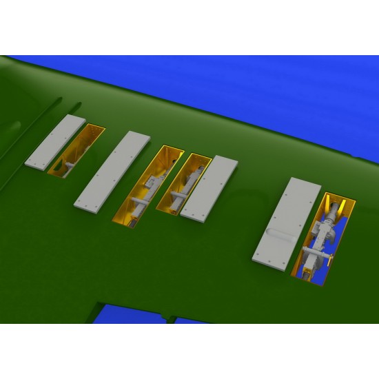 1/48 Supermarine Spitfire Mk.I Gun Bays Detail Set for Eduard kits 1/48 Supermarine Spitfire Mk.I Gun Bays Detail Set for Eduard kits