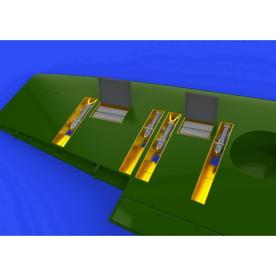 1/48 Supermarine Spitfire Mk.I Gun Bays Detail Set for Eduard kits 1/48 Supermarine Spitfire Mk.I Gun Bays Detail Set for Eduard kits