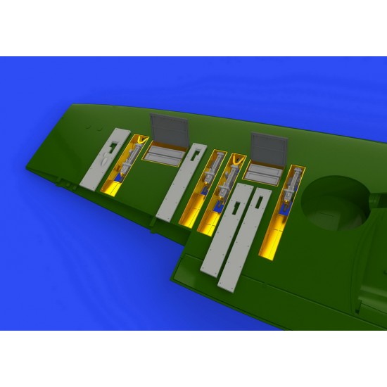 1/48 Supermarine Spitfire Mk.I Gun Bays Detail Set for Eduard kits 1/48 Supermarine Spitfire Mk.I Gun Bays Detail Set for Eduard kits