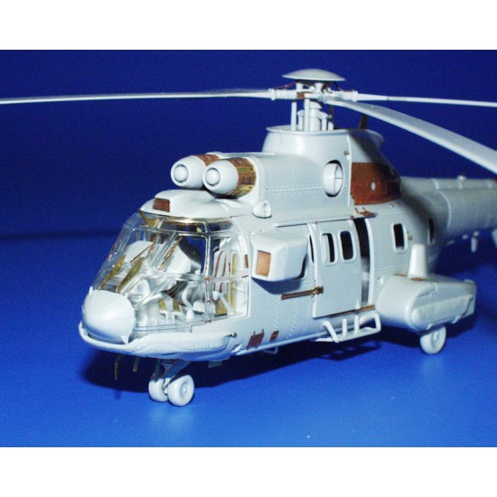 Photoetch for 1/72 AS-352 Super Puma for Italeri kit Photoetch for 1/72 AS-352 Super Puma for Italeri kit