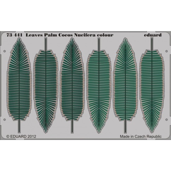1/72 Cocos Nucifera Palm Leaves (Colour Photo-etched Set) 1/72 Cocos Nucifera Palm Leaves (Colour Photo-etched Set)