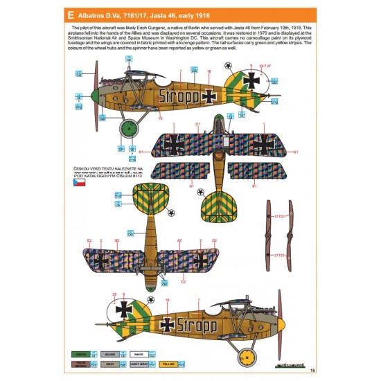 1/48 WWI German Albatros D.V [ProfiPack]