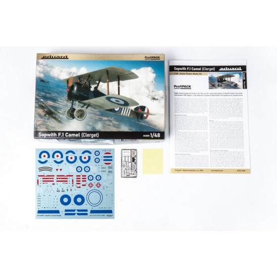 1/48 WWI British Sopwith F.1 Camel w/Clerget Rotary Engine [ProfiPACK]