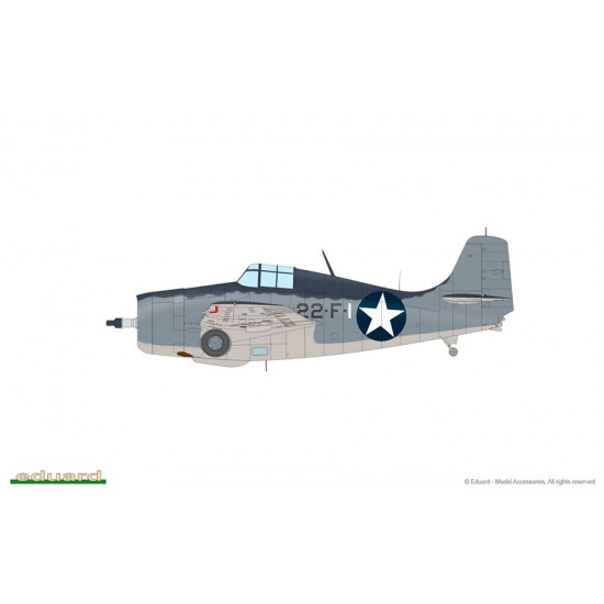 1/48 WWII Grumman F4F-4 Wildcat Late [ProfiPACK]
