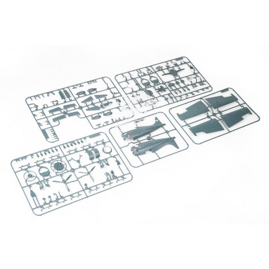 1/48 Grumman FM-2 Wildcat Aircraft Carrier-based Fighter [Profipack]