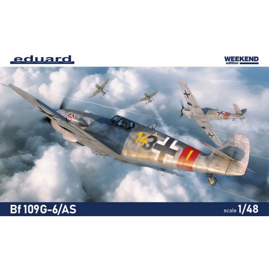 1/48 WWII German Messerschmitt Bf 109G-6/AS [Weekend Edition]