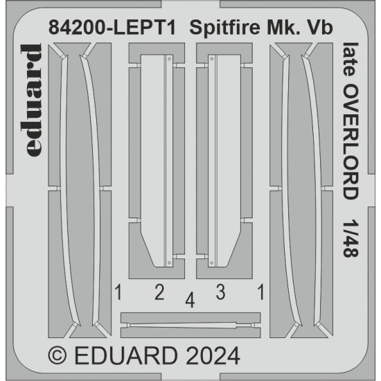1/48 British Supermarine Spitfire Mk.Vb Overlord Fighter [Weekend Edition]