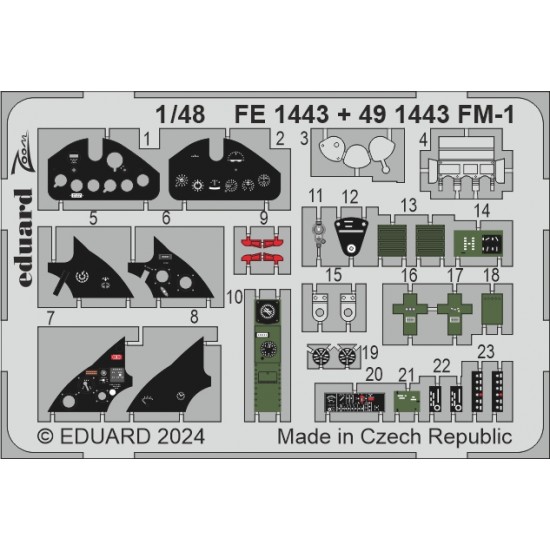 1/48 FM-1 Wildcat Super Detail Set for Tamiya kits 1/48 FM-1 Wildcat Super Detail Set for Tamiya kits