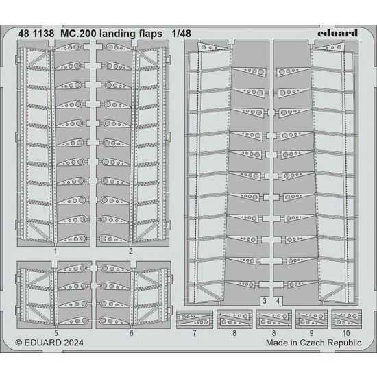 1/48 Macchi MC 200 Saetta Super Detail Set for Italeri kits 1/48 Macchi MC 200 Saetta Super Detail Set for Italeri kits