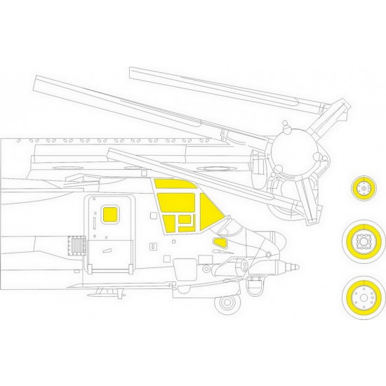 1/48 Bell Boeing MV-22 Osprey Paint Masking for HobbyBoss kits 1/48 Bell Boeing MV-22 Osprey Paint Masking for HobbyBoss kits