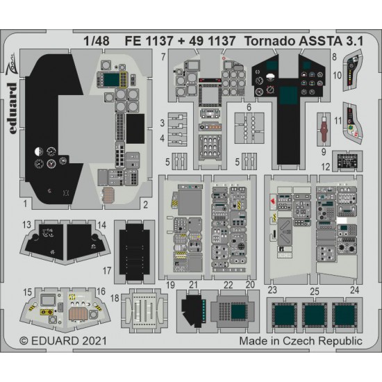 1/48 Panavia Tornado Assta 3.1 Detail Set for Revell kits
